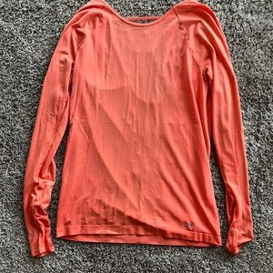 Open back under armour long sleeve